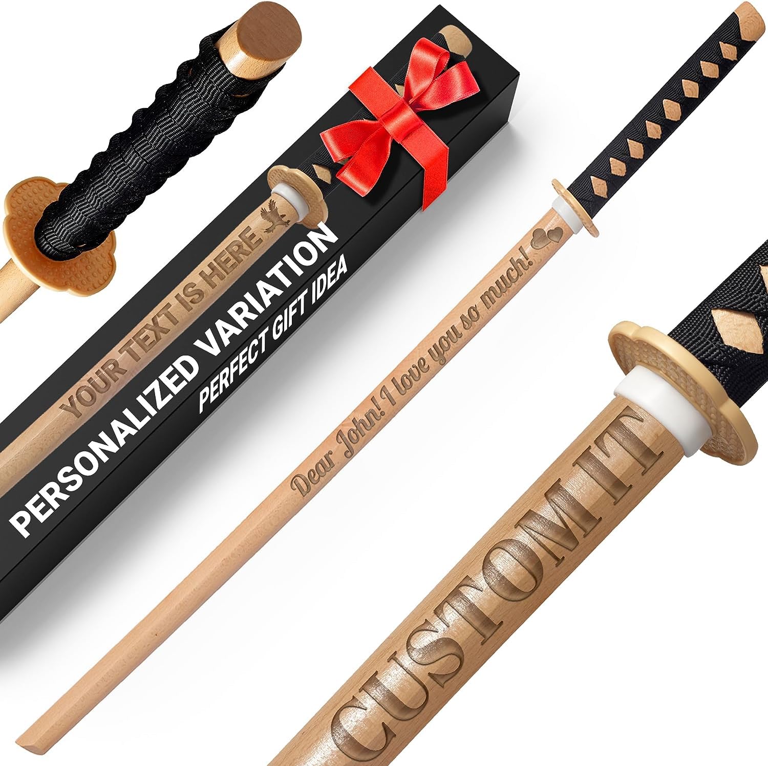 Amazon.com: Personalized Gift for Men - Customized Katana Sword